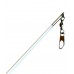 Палочка для ленты для художественной гимнастики АВ210, 56 см, с карабином, белая