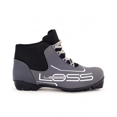 Ботинки лыжные SNS Loss 443, синт. кожа, серые