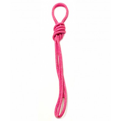 Скакалка для художественной гимнастики 3 м, с люрексом, розовая